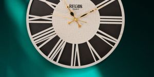 The Ivory Starlet Roman Numeral Wall Clock