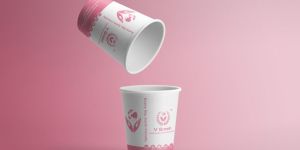 Plastic Free Bio Compostable Paper Cup