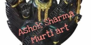 Black Marble Shani Dev Statue