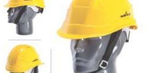 Yellow Plastic Industrial Safety Helmet