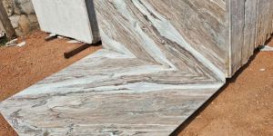 20mm Grey Base Fantasy Brown Marble Slab