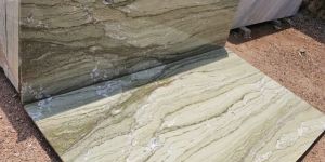 20mm Polished Finish Green Katni Marble Slab