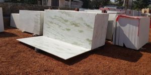 White Indian Green Onyx Marble
