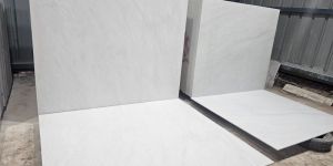 White Polished Morwad Marble Slab