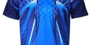 Mens Poly Cotton Printed Sports T-Shirts