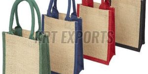 Multicolor Plain Jute Bag