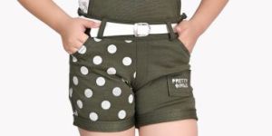 Girls Trendy Pure Cotton Dungaree