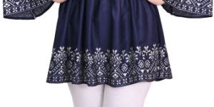 Women Cotton Bell Sleeves Printed Tunics