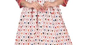 Women Off White Printed Maxi Dress