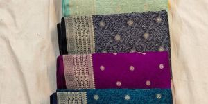 Soft Marshu Silk Saree with Rich Border