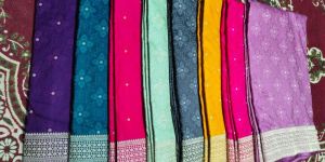 Traditional Marshu Silk Saree with Zari Border