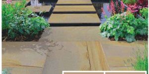 Sandblasted Buff Sandstone Slab