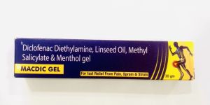 Macdic Diclofenac Diethylamine Linseed Oil Methyl Salicylate Menthol Gel