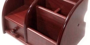 Sheesham Wood Desk Organizer