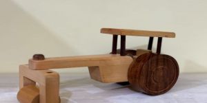 Wooden Road Roller Toy