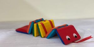 Wooden Segmented Toy Snake