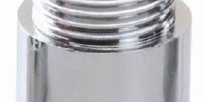 3/4 X 1/2 Inch CP Brass Silver Nipple