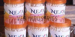 Round Jar Cotton Ear Swabs