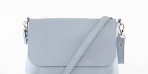 Stylish Blue Ladies Leather Handbag