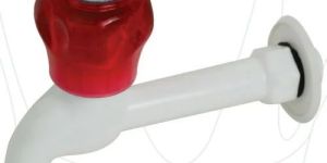 Red PVC Long Body Bib Cock