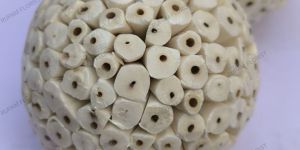 White Sola Wooden Ball