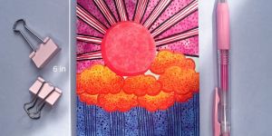 Spiral Diary Notepad Five