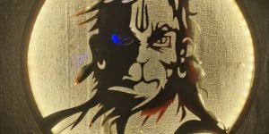 Metal Handmade Decorative Lord Hanuman Wall Hanging