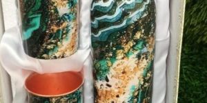 Copper Meena Bottle Gift Set