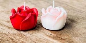 Rose Shape Scented Candle