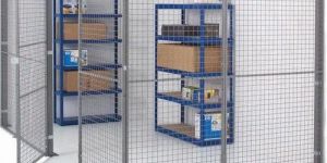 Mild Steel Slotted Angle Partition for Industrial Use