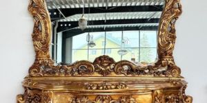 Teak Wood Vanity Dressing Table