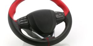 Hand Stitched Synthetic Car Steering Cover