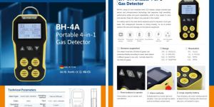 Portable Multi Gas Detector (Polytector III G850)