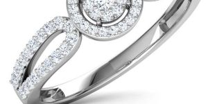 Silver Diamond Ring