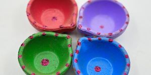 Terracotta Fancy Diyas