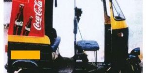 PVC Coated Fabric Printed Auto Rickshaw Hoods