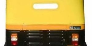 PVC Coated Fabric Yellow Auto Rickshaw Hoods