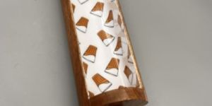 Wood Dolly Serving Tray with Handle