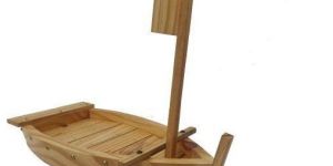 Wooden Sushi Boat