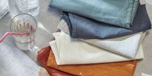 Plain Cotton Damask Dinner Napkins, For Restaurants, Hotels