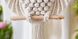 White Handmade Macrame Dream Catcher, For Home