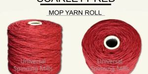 Scarlett Red Mop Yarn Rolls