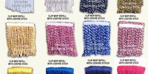 Shoddy Panipat Cotton Clip Mop Refill Stitching Cut End