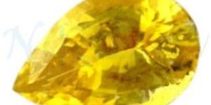 Pear Yellow Sapphire