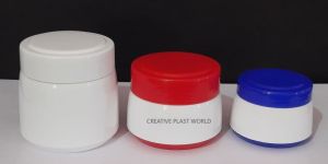 Plastic Cosmetic Double Wall Cream Jars