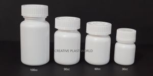 Plastic Tablet Containers with CRC Cap
