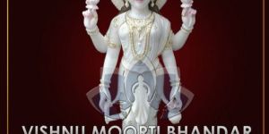 Standing Marble Parvati Mata Statue