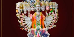 Vishnu Vishwarupa Marble Statue