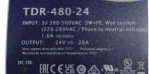 TDR-480-24 Meanwell SMPS