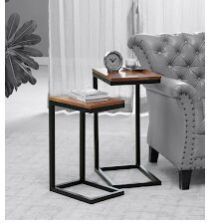 Wood Nesting Table in Natural Finish